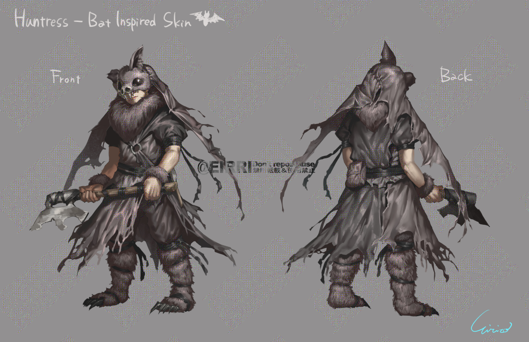 This is a pixiv picture whose title is コウモリスキンハンちゃん.