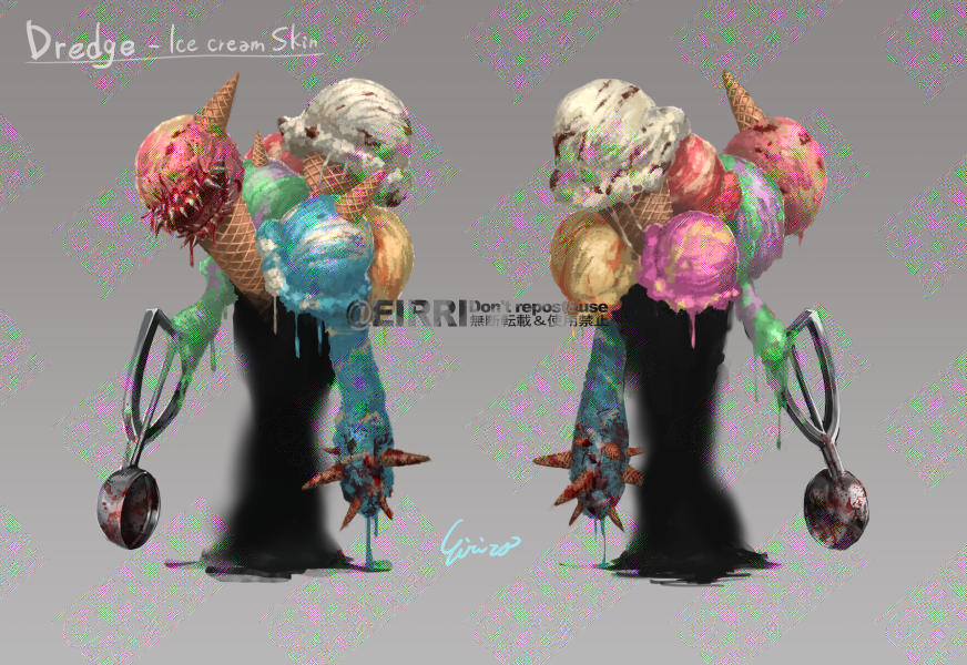 This is a pixiv picture whose title is アイスクリームドレッジ.