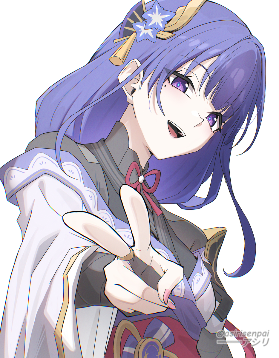 This is a pixiv picture whose title is Ei ✌️.