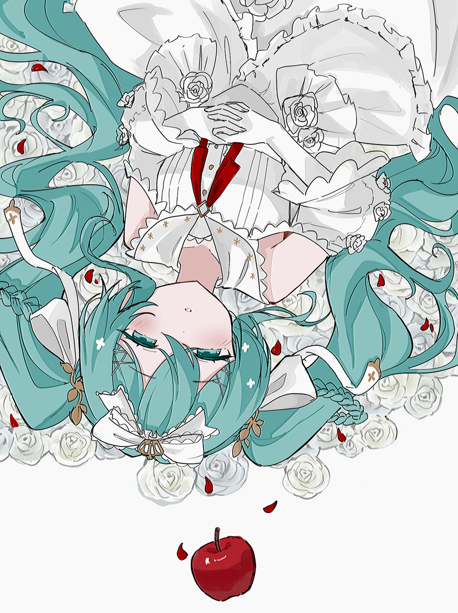 This is a pixiv picture whose title is 白い雪のプリンセスは.