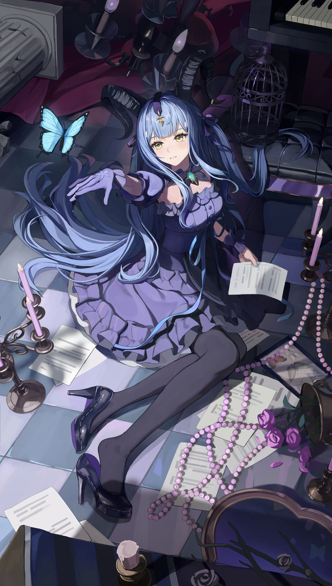 This is a pixiv picture whose title is 丰川祥子.