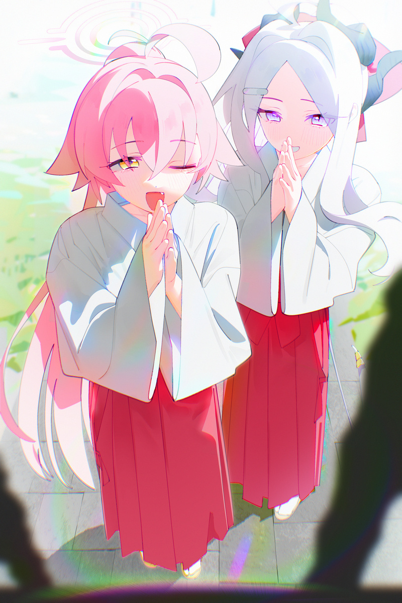 This is a pixiv picture whose title is ⛩️.