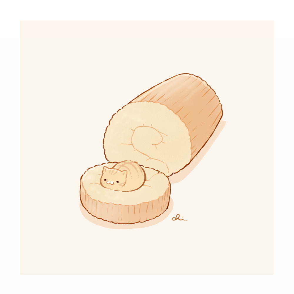 This is a pixiv picture whose title is ねこ伊達巻.