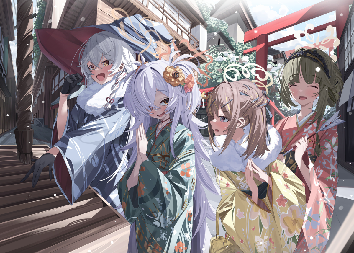 This is a pixiv picture whose title is オカルト研究会 2026.