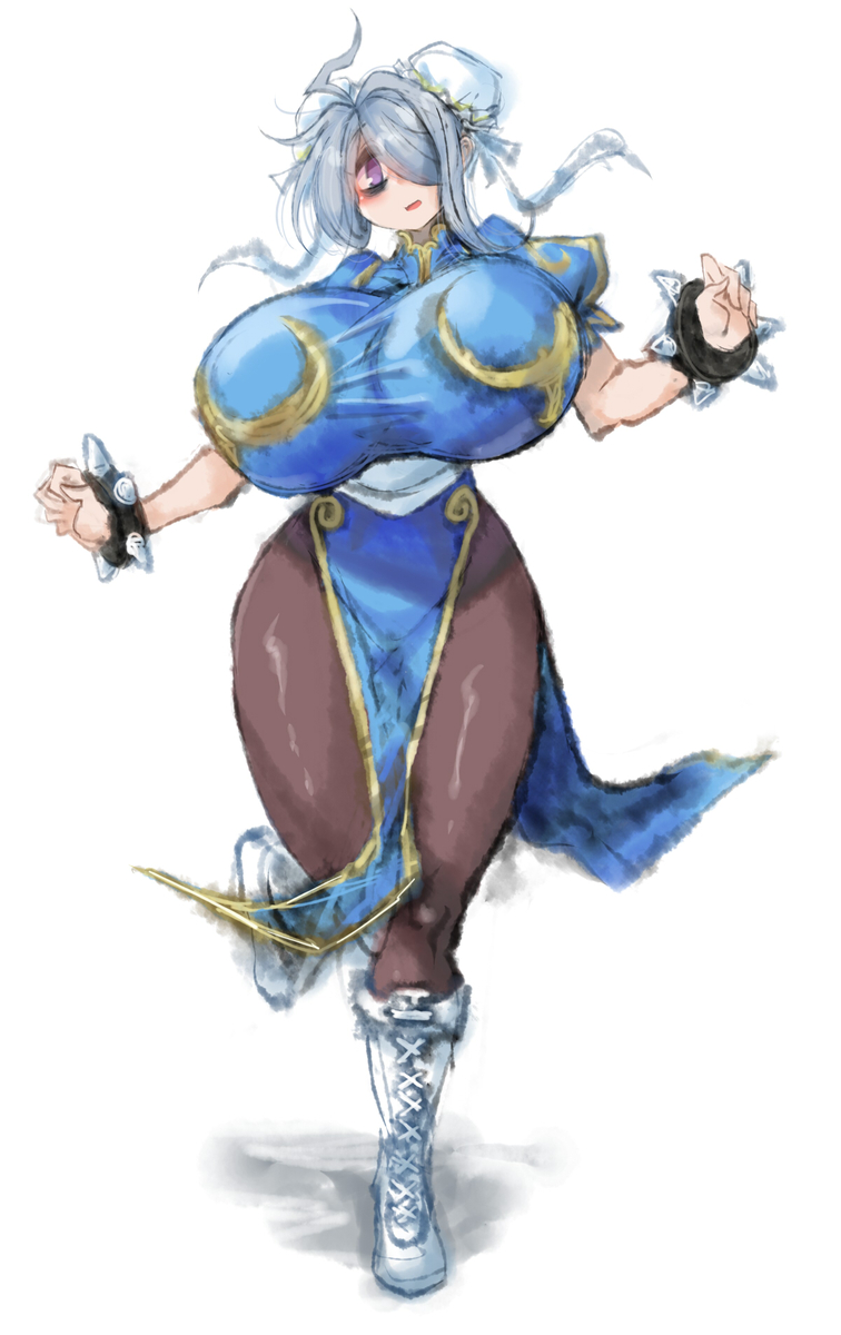 This is a pixiv picture whose title is 春丽cos寐.