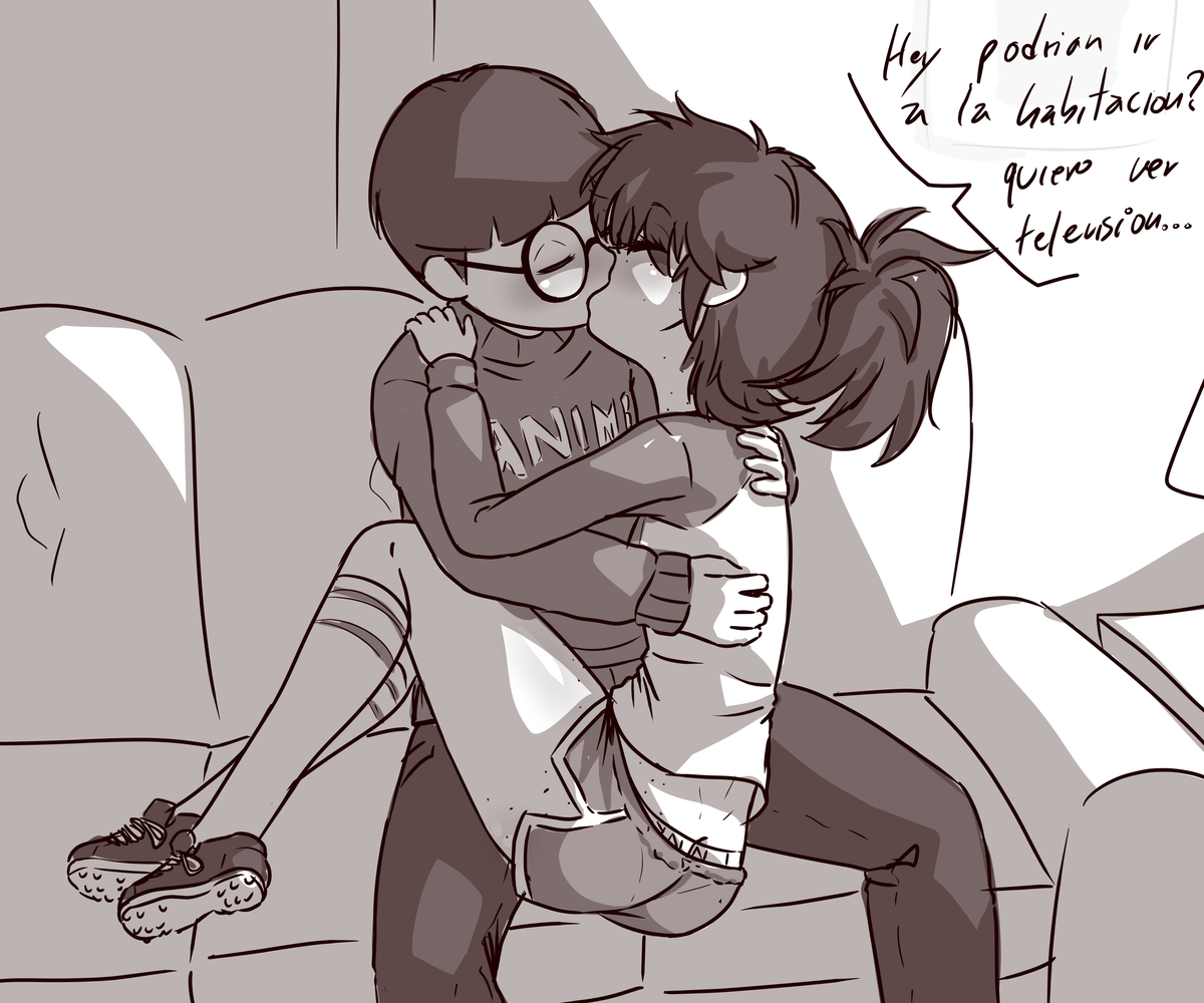 This is a pixiv picture whose title is Fanbox sketches 9 lynn x dexter.
