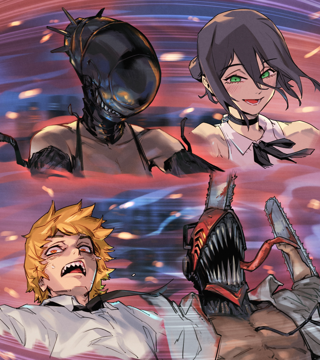 This is a pixiv picture whose title is 「私が全部教えてあげる」.