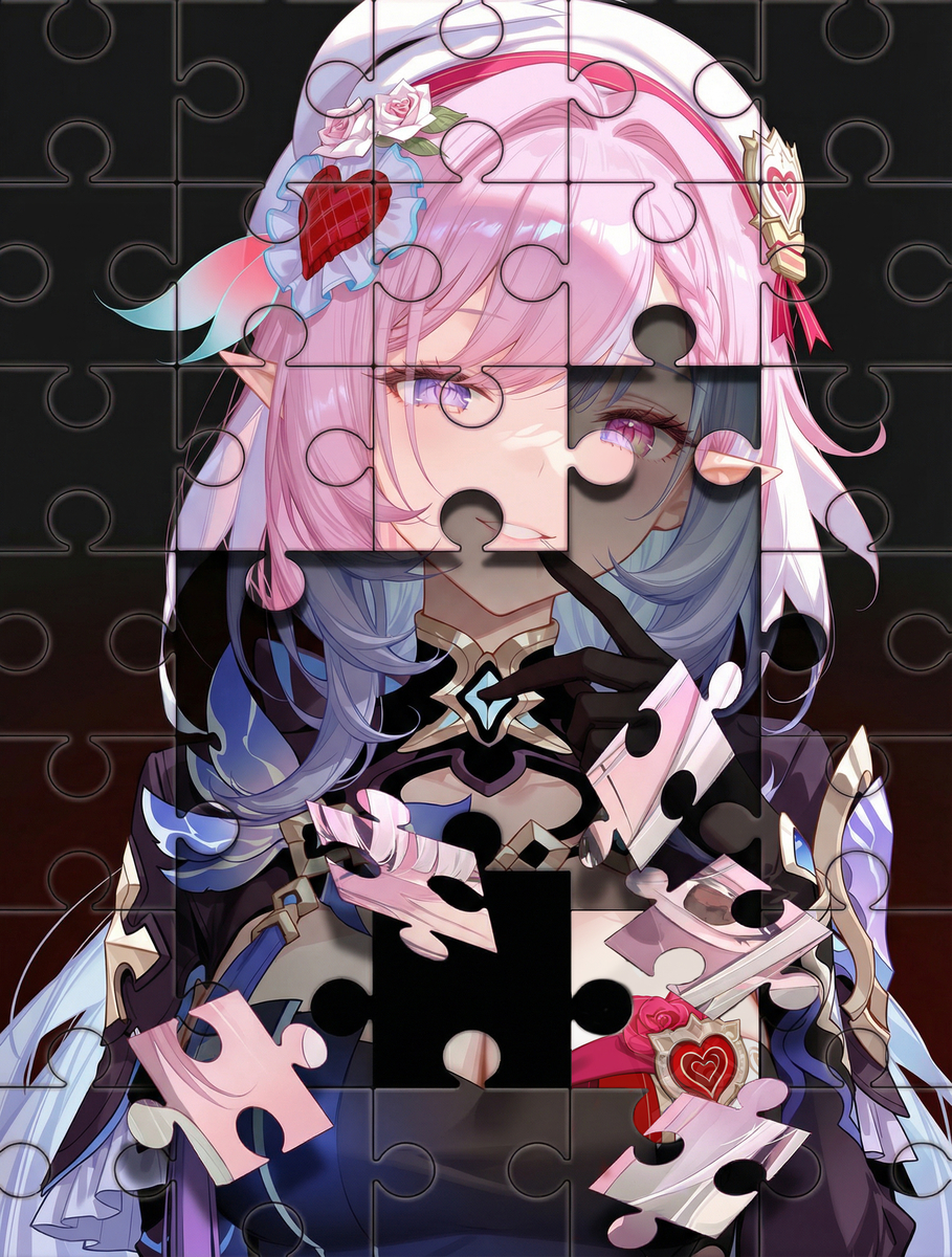 This is a pixiv picture whose title is 拼图.