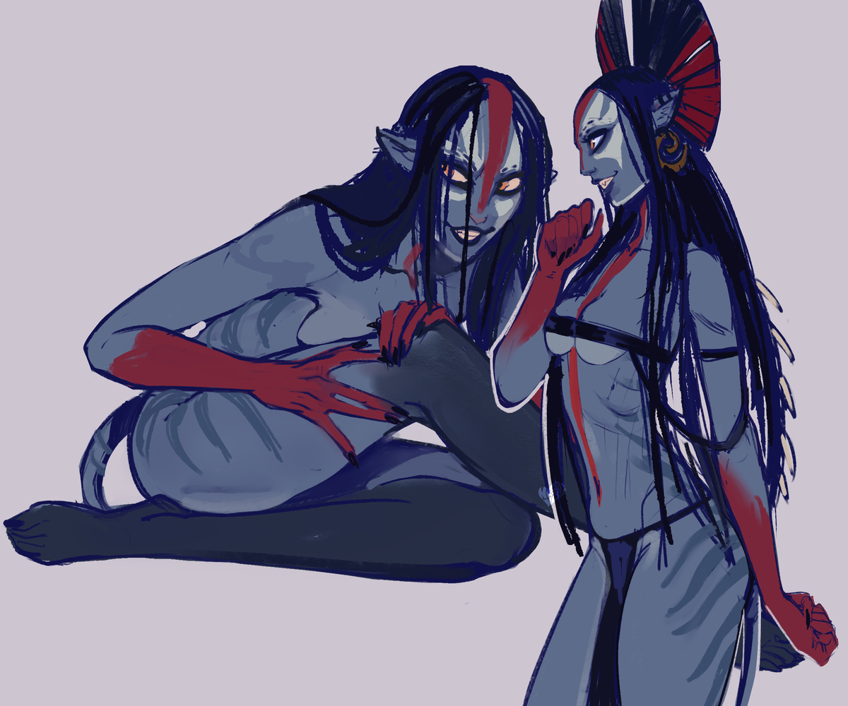 This is a pixiv picture whose title is Avatar got my attention.