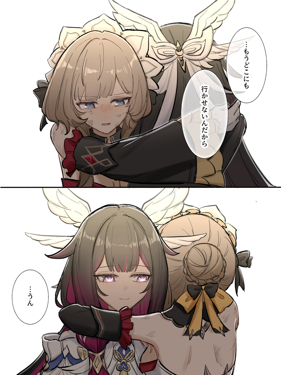 This is a pixiv picture whose title is 再会.