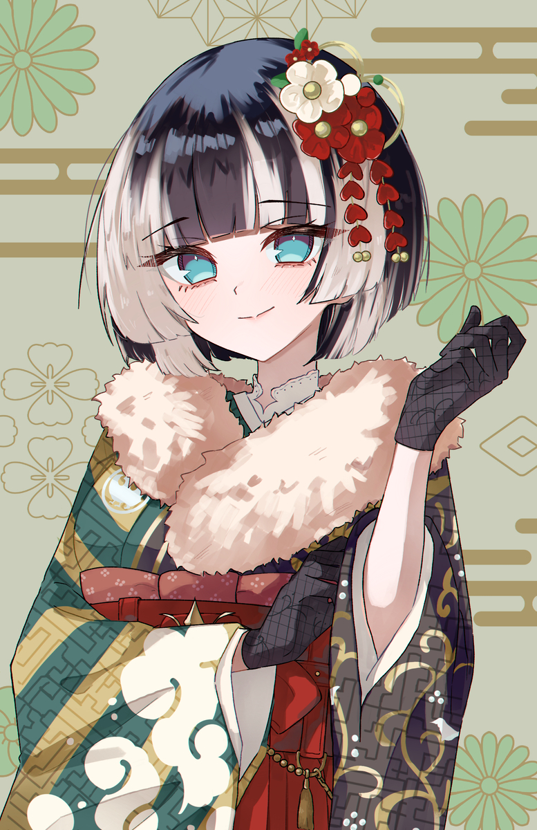 This is a pixiv picture whose title is Raden kimono.