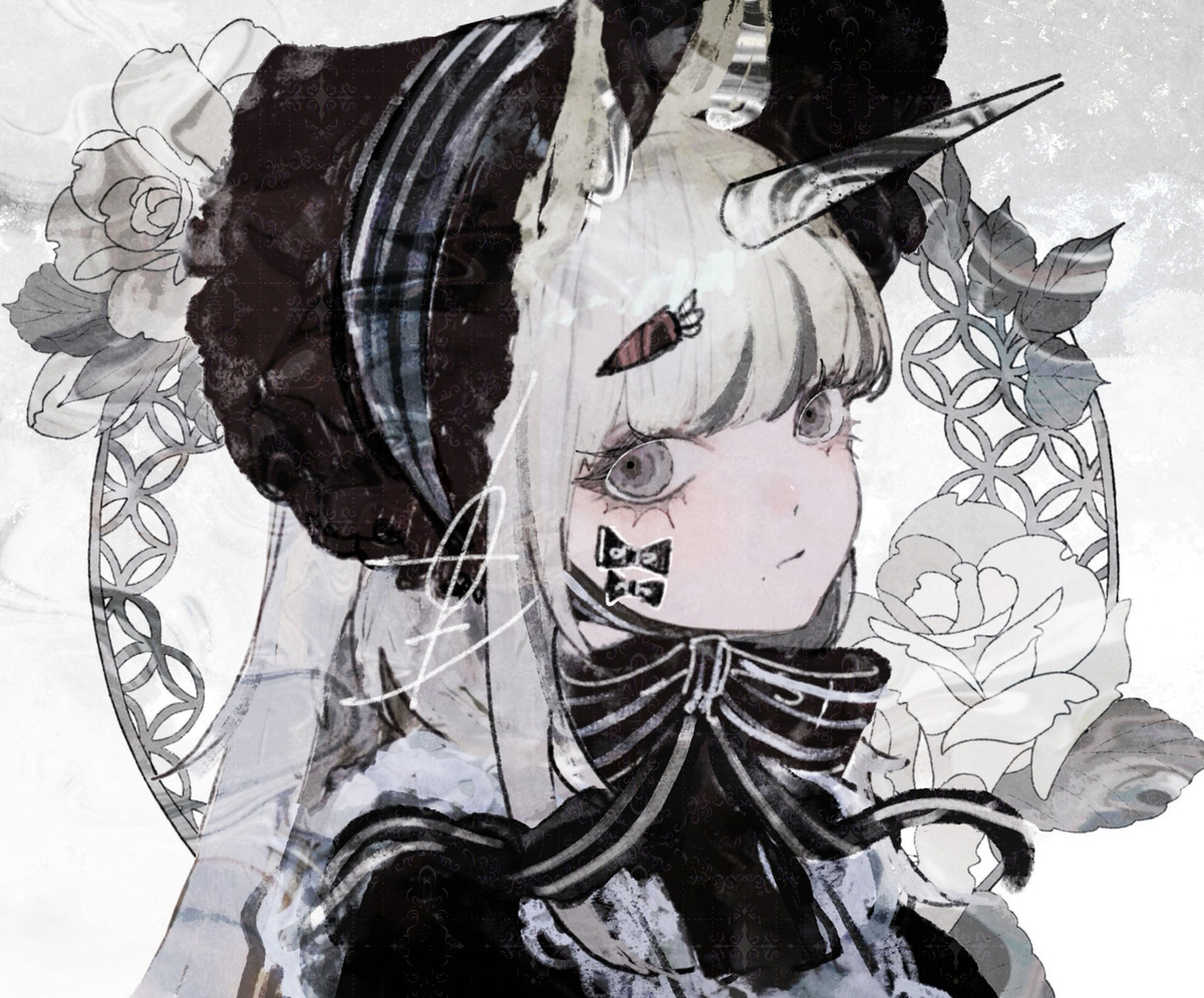 This is a pixiv picture whose title is Happy New Year 2026🦄🖤🤍.