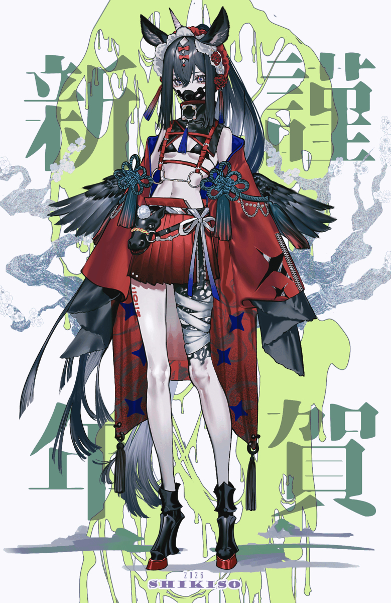 This is a pixiv picture whose title is 謹賀新年2026.