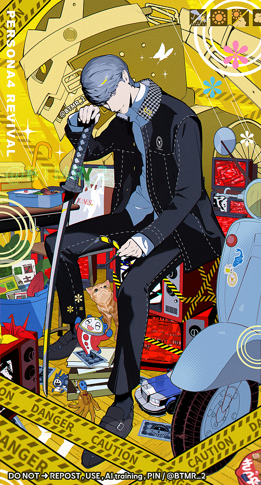 This is a pixiv picture whose title is 𝙍𝙀𝙑𝙄𝙑𝘼𝙇!!📺⚡️.