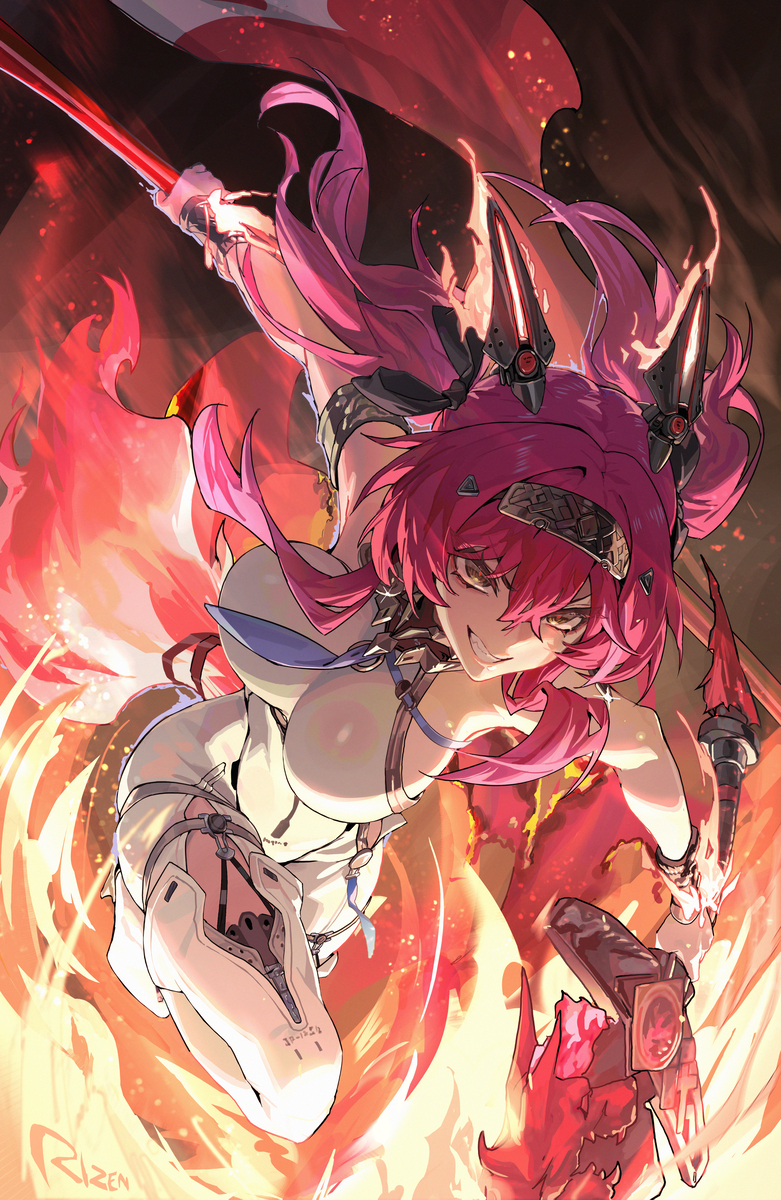 This is a pixiv picture whose title is lupa.