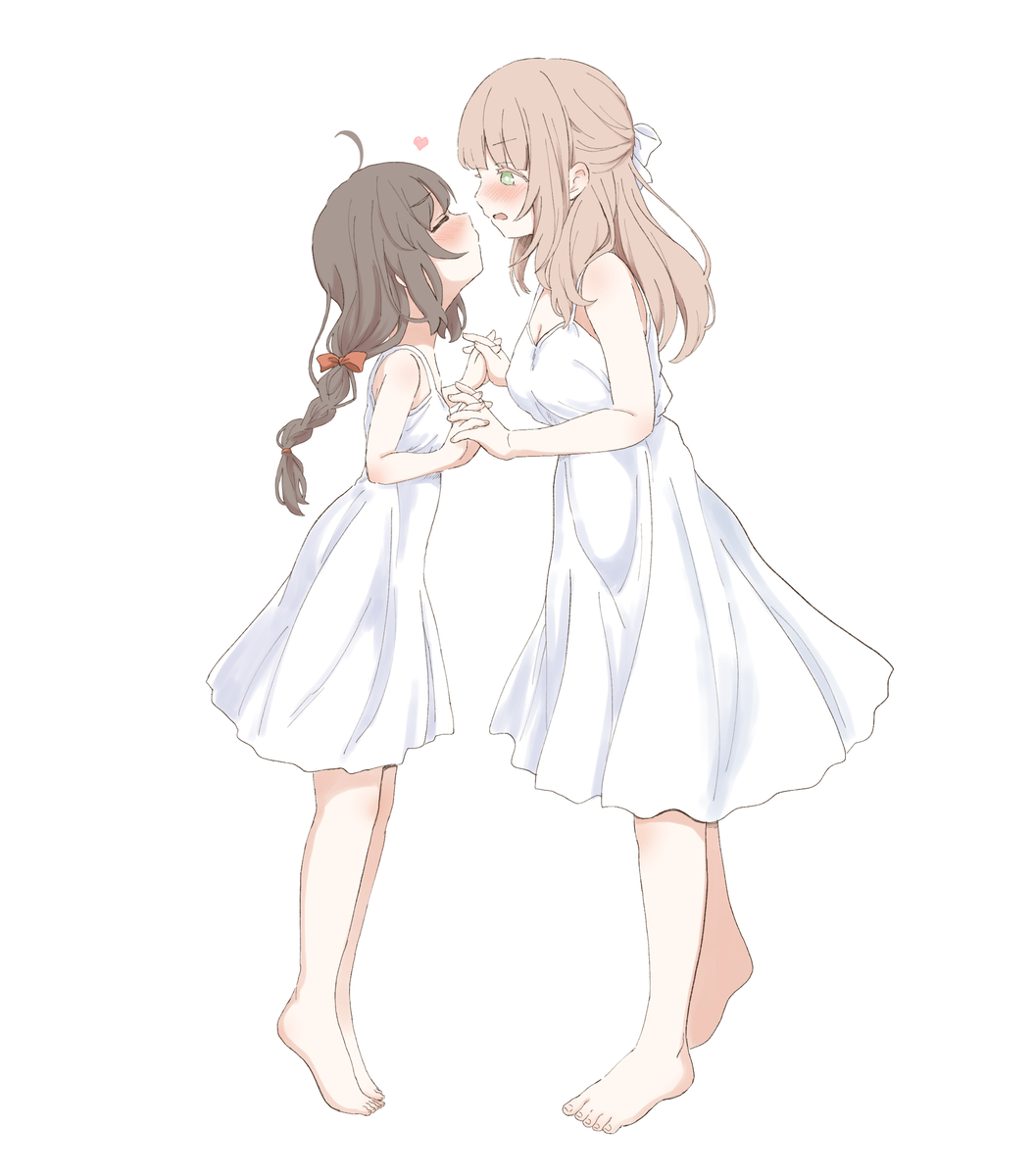 This is a pixiv picture whose title is おねろりゆり💕.