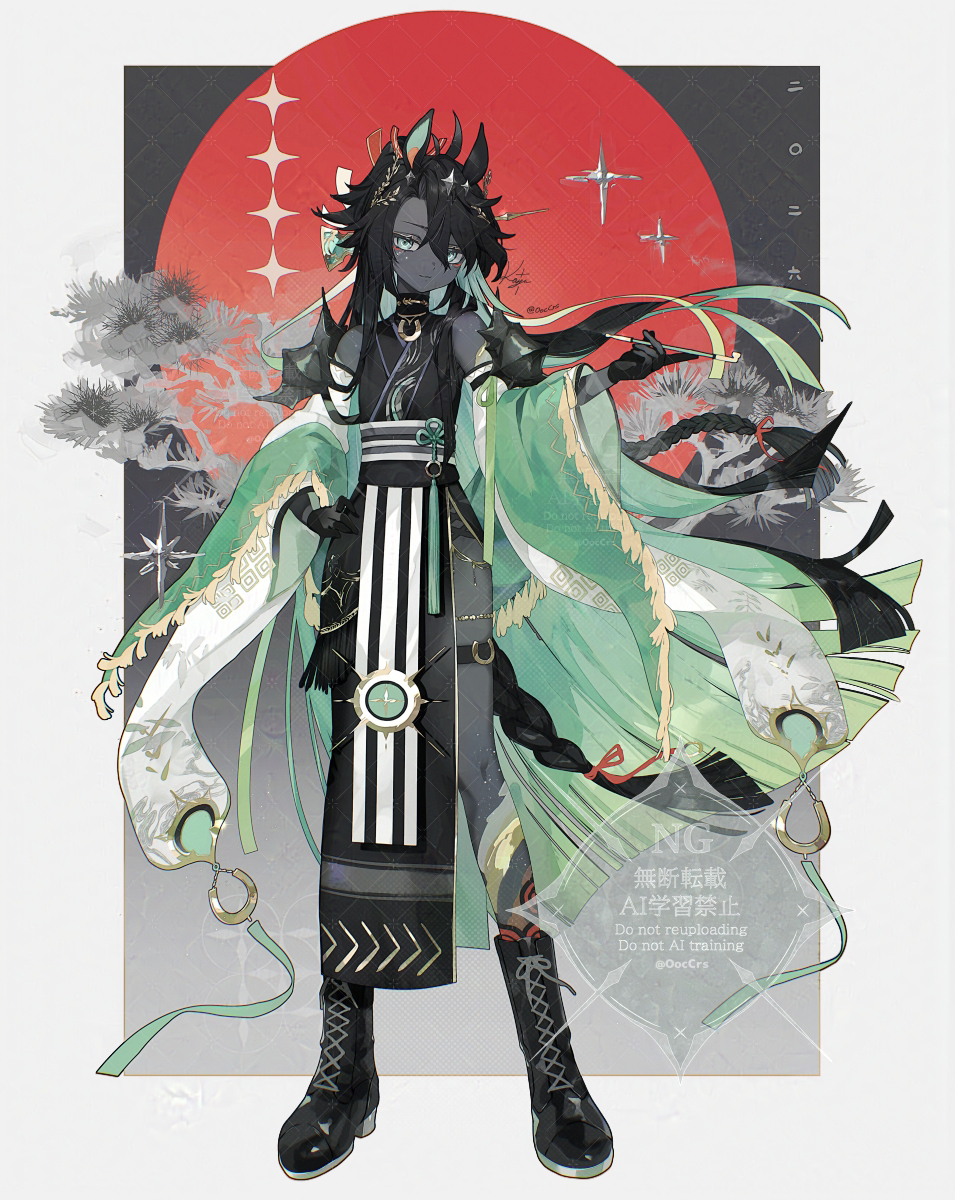 This is a pixiv picture whose title is 2026.