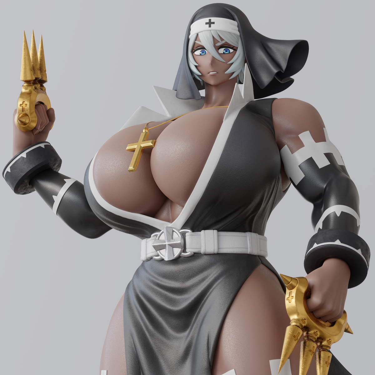 This is a pixiv picture whose title is 剛腕.