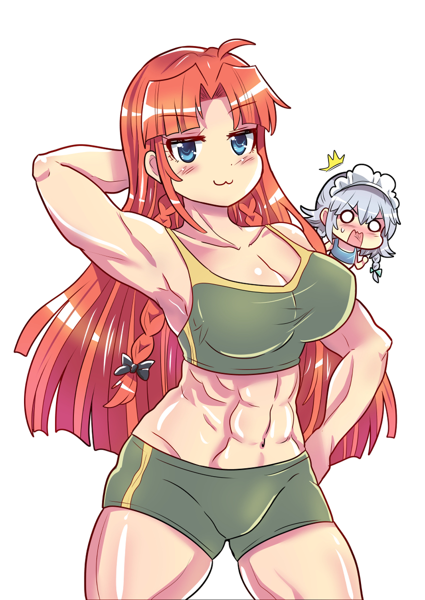 This is a pixiv picture whose title is Muscle M-san.