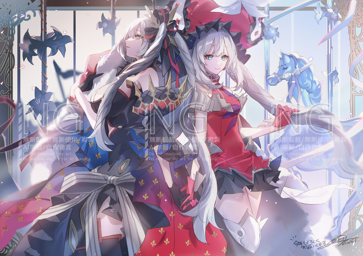 This is a pixiv picture whose title is ☆.