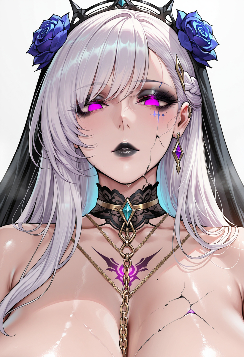 This is a pixiv picture whose title is 暗黑圣女录：序.