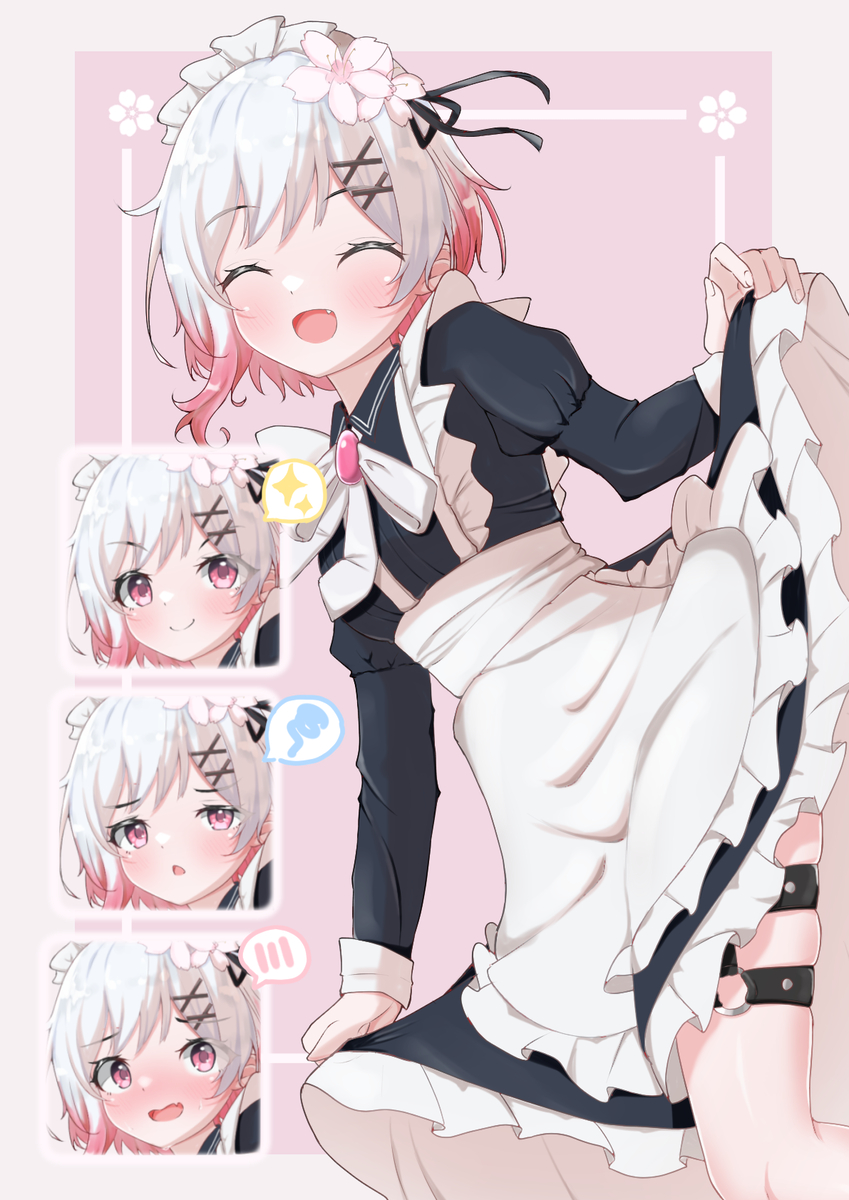 This is a pixiv picture whose title is メイドエマちゃん.