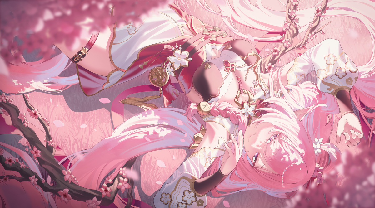 This is a pixiv picture whose title is Elysia.