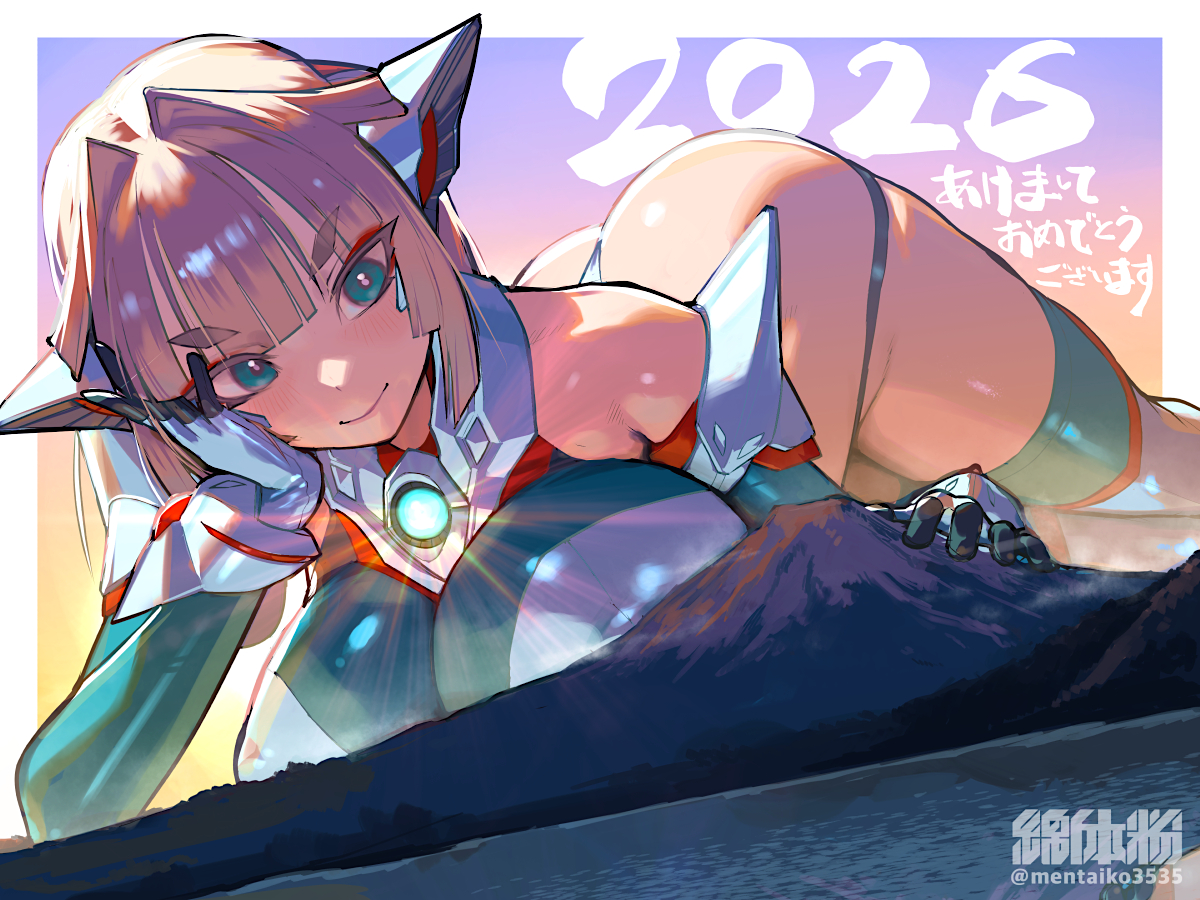 This is a pixiv picture whose title is 2026年賀状.