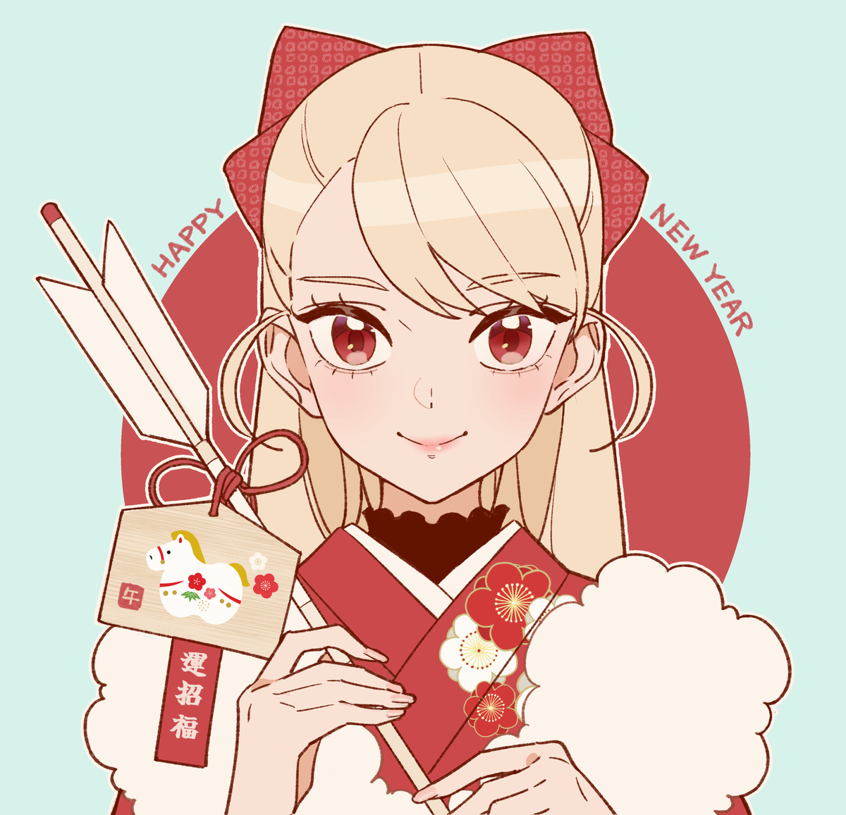 This is a pixiv picture whose title is あけましておめでとうございます🎍.