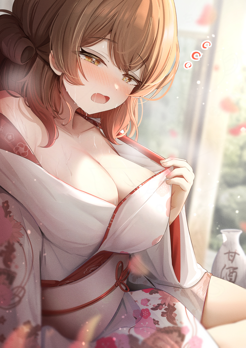 This is a pixiv picture whose title is あつあつ甘酒佑芽.