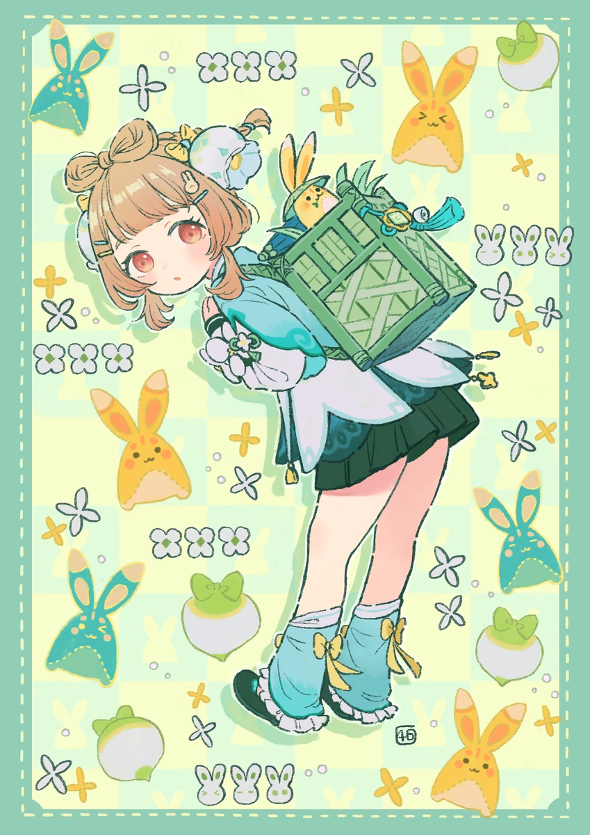 This is a pixiv picture whose title is 【原神】ヨォーヨちゃん新スキン.