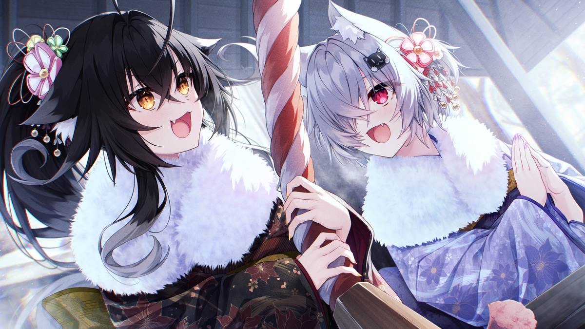 This is a pixiv picture whose title is あけましておめでとうございます🎍🐈.