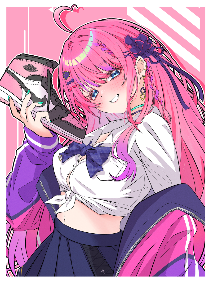 This is a pixiv picture whose title is NIKE Air Jordan 1 High.