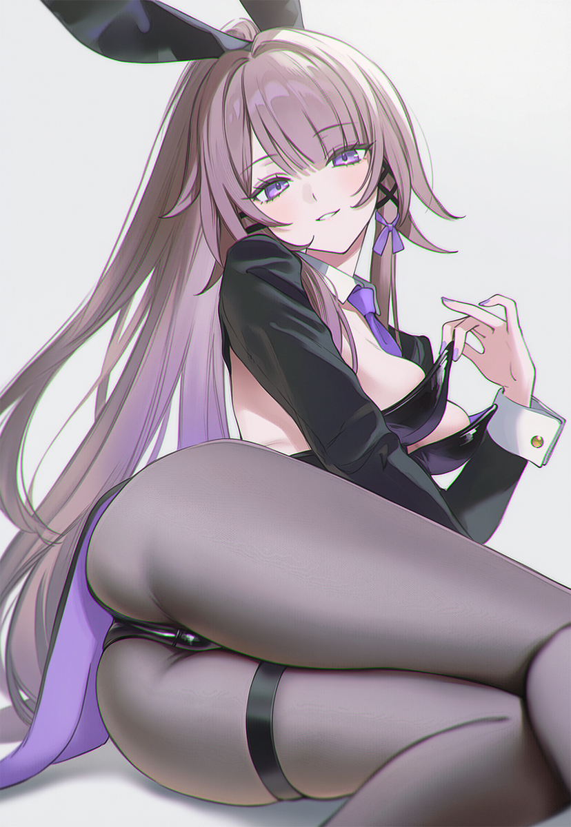 This is a pixiv picture whose title is バニーヘルタ🐰.