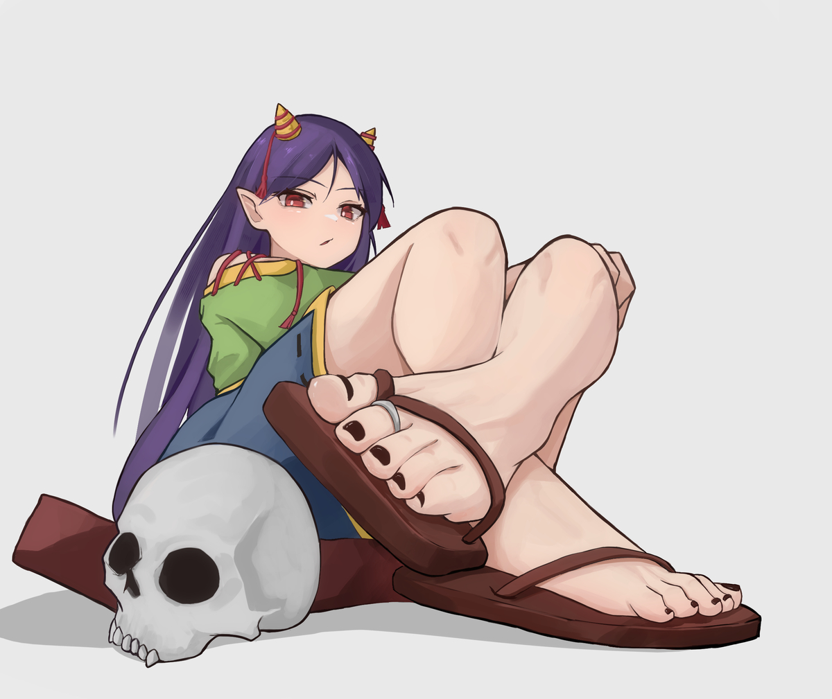 This is a pixiv picture whose title is 日白残無.