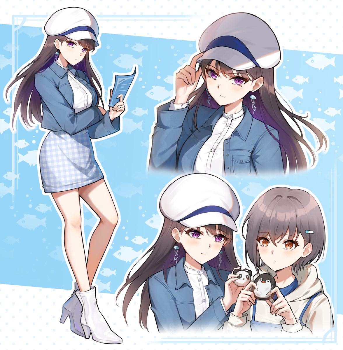 This is a pixiv picture whose title is 水族馆.