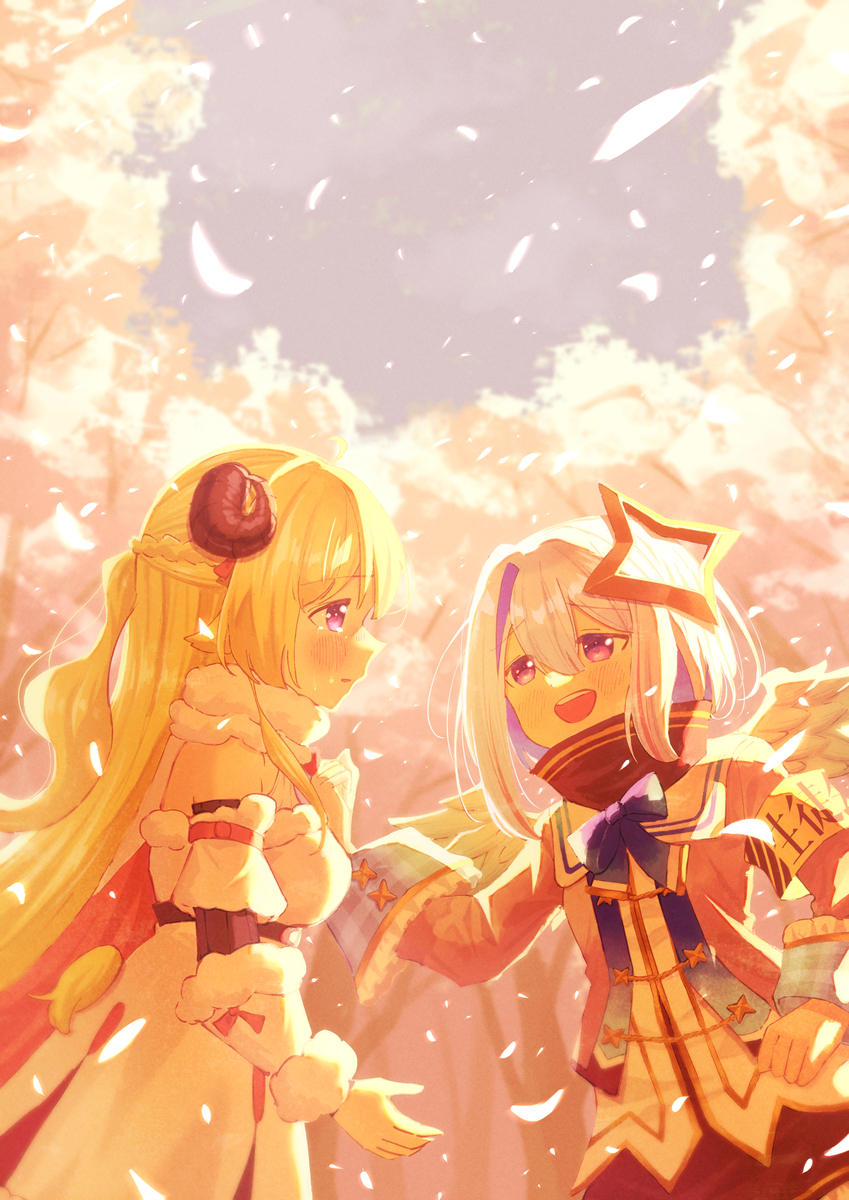 This is a pixiv picture whose title is 「今はため息よりも勇気を」.