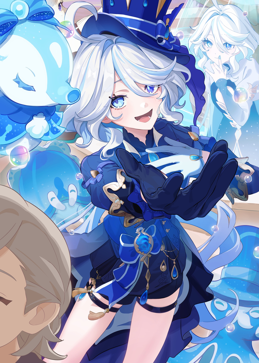 This is a pixiv picture whose title is フリーナ🐾.