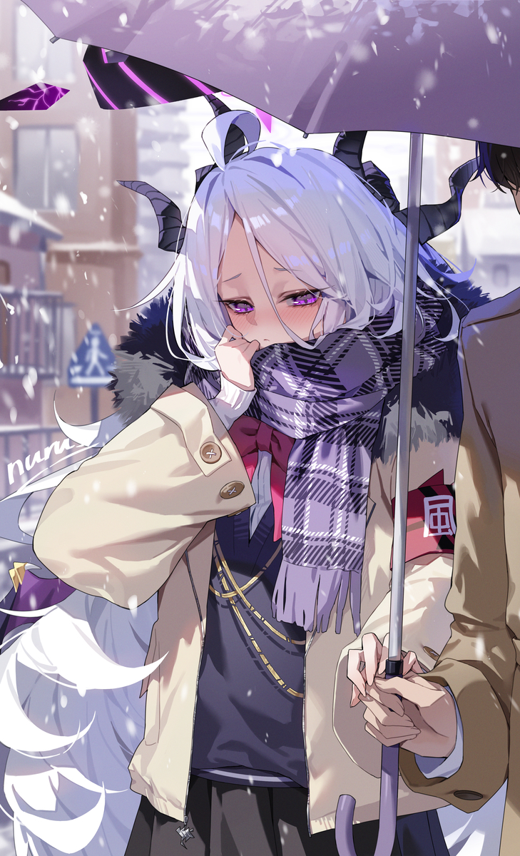 This is a pixiv picture whose title is New Year, New Date.