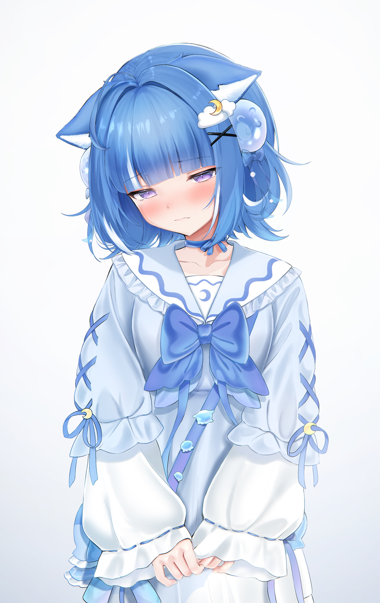 This is a pixiv picture whose title is ろあちゃん、照れる.