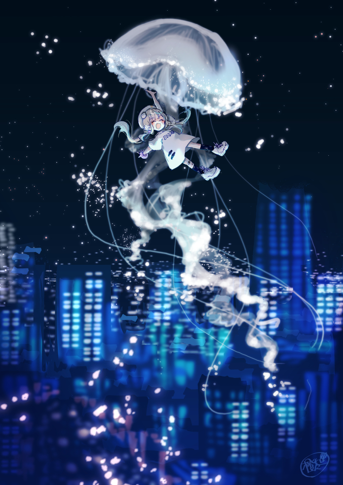 This is a pixiv picture whose title is ここが、私たちの.