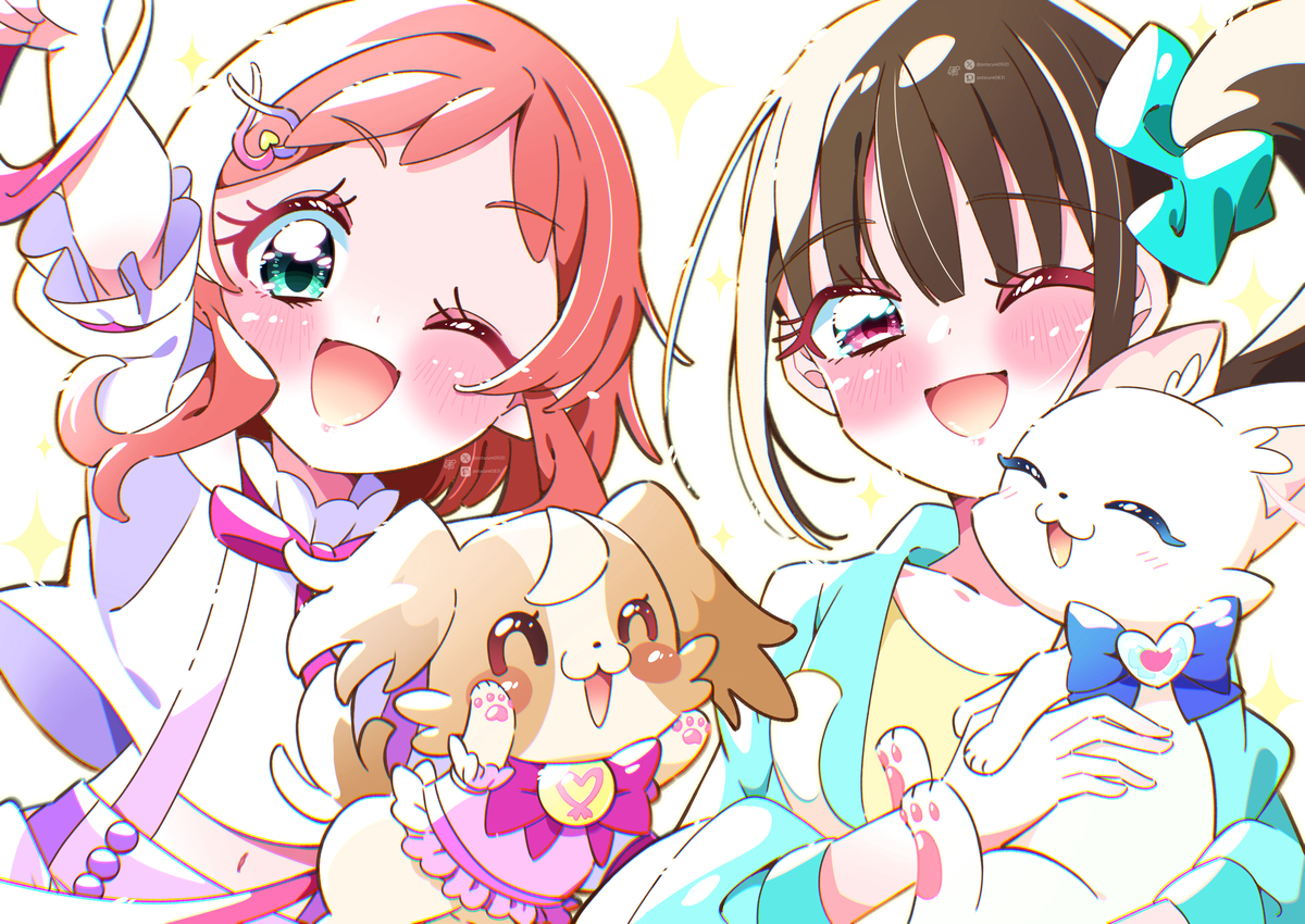 This is a pixiv picture whose title is わんだふるぷりきゅあ！.