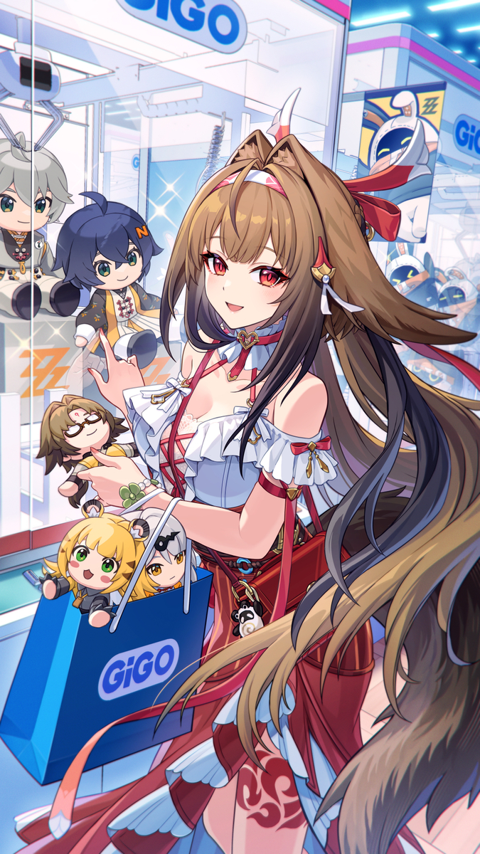 This is a pixiv picture whose title is 【ゼンゼロGiGO第2弾コラボ】.