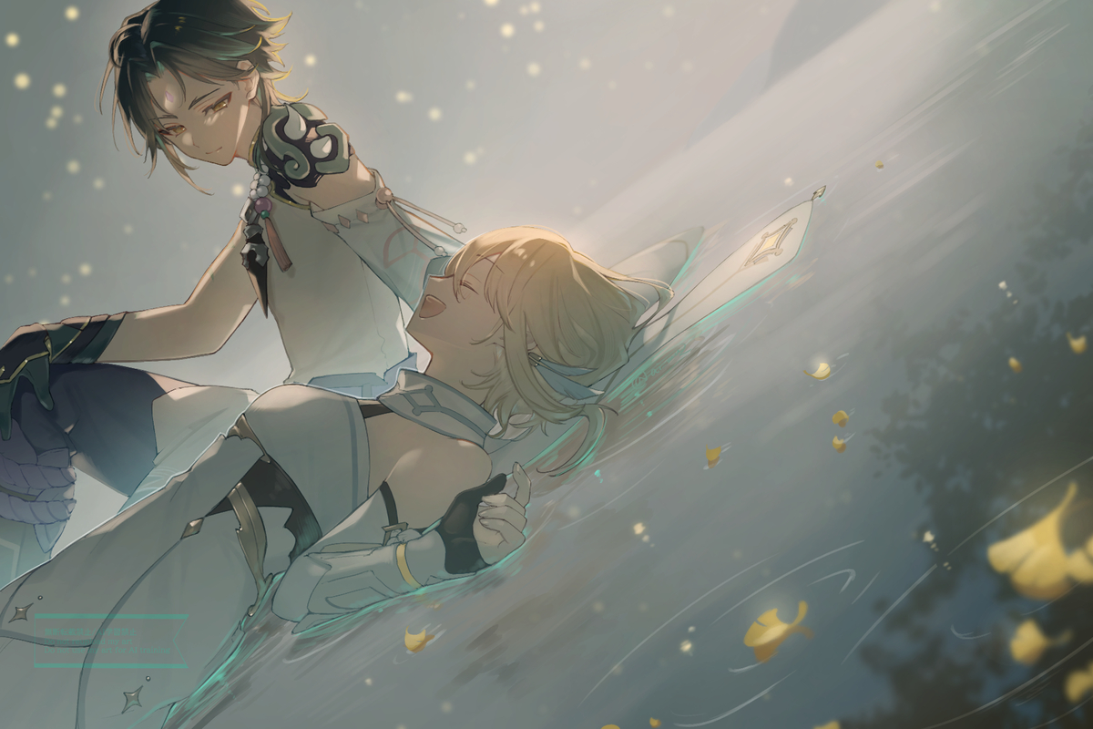 This is a pixiv picture whose title is 今年も一緒に.