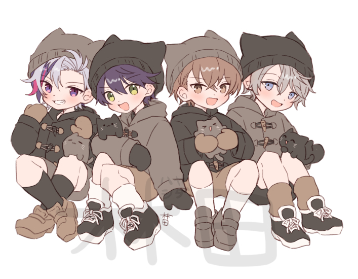 This is a pixiv picture whose title is 黒ねこスタイル.