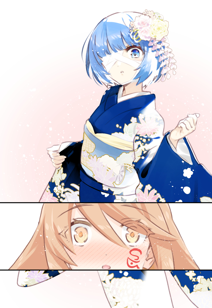 This is a pixiv picture whose title is あけおめ&おまごとアニメ始まるよ！.