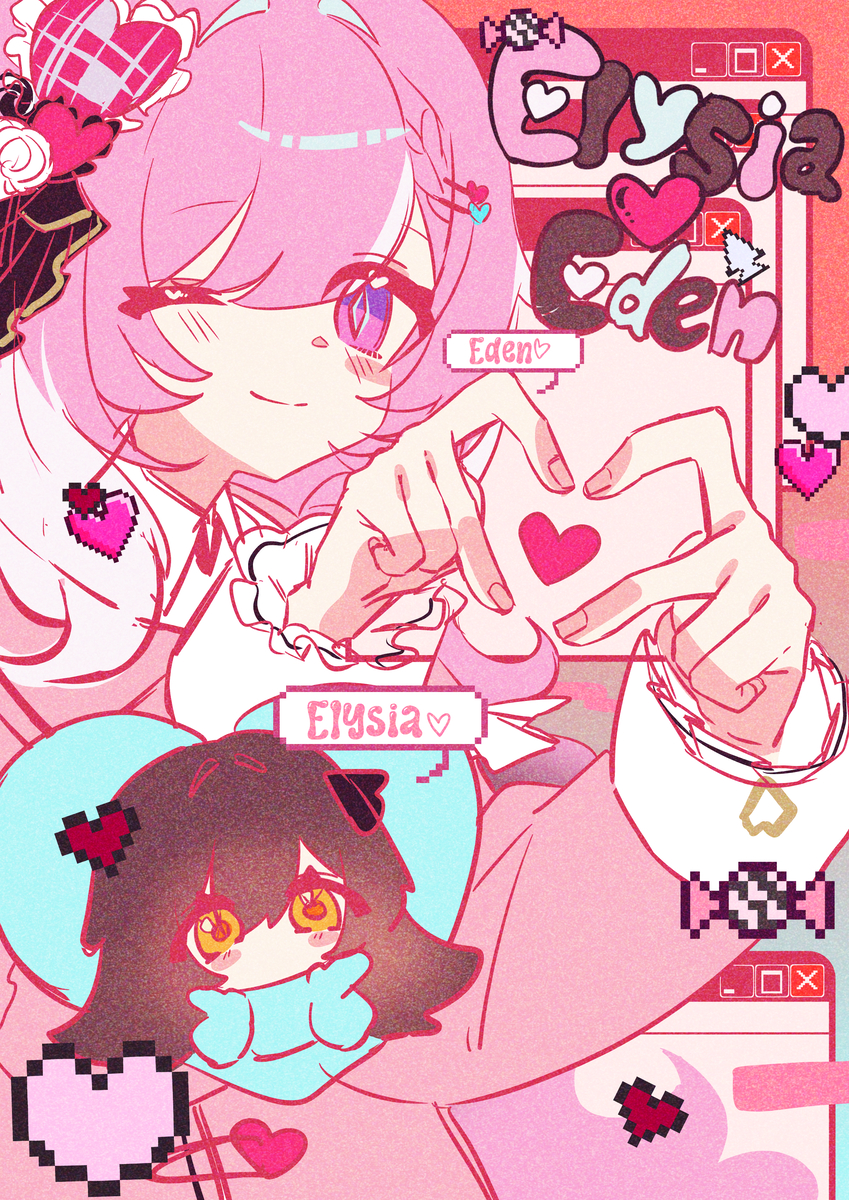 This is a pixiv picture whose title is 🏹 💟🍷.