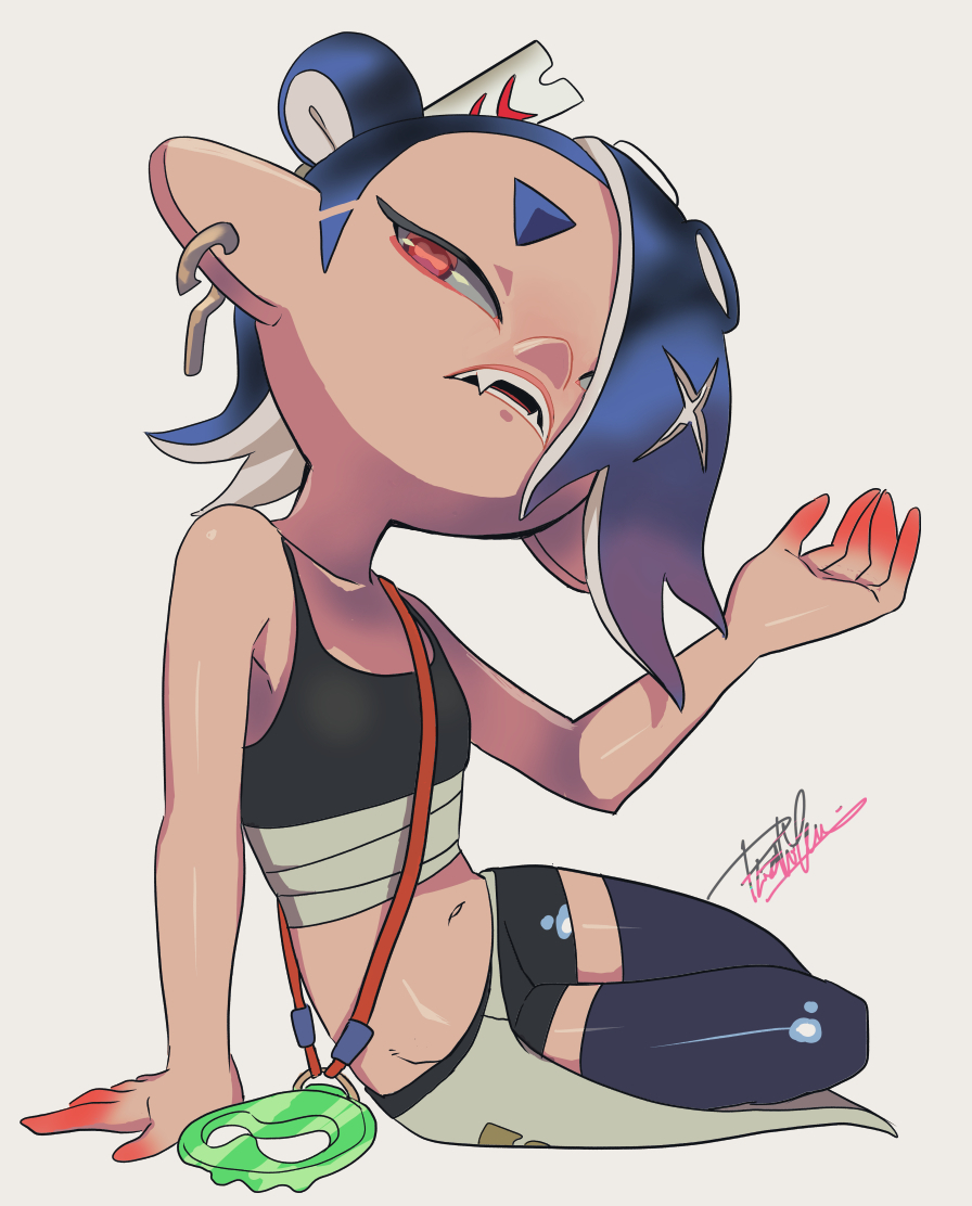 This is a pixiv picture whose title is 🦈.