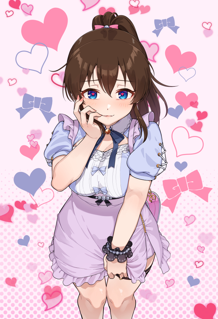 This is a pixiv picture whose title is 目がハート.