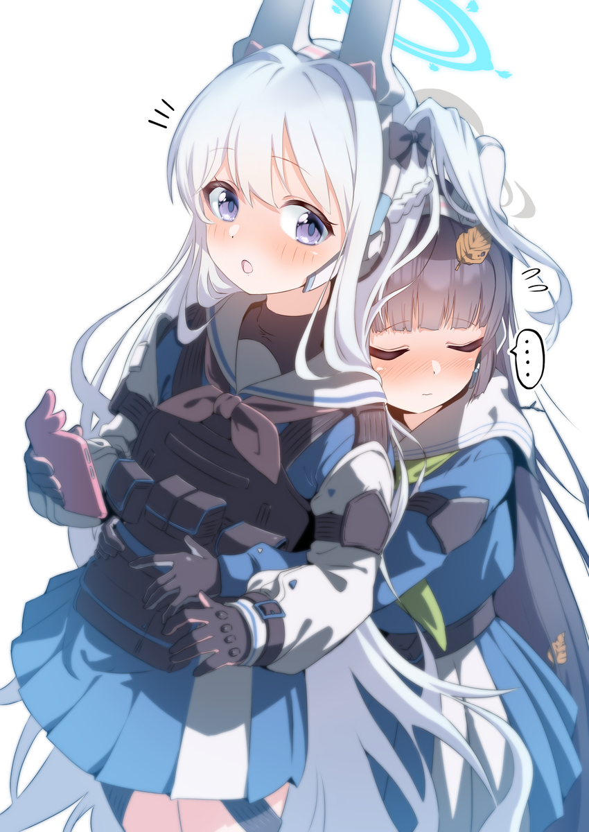 This is a pixiv picture whose title is ミヤコに甘えるミユ.